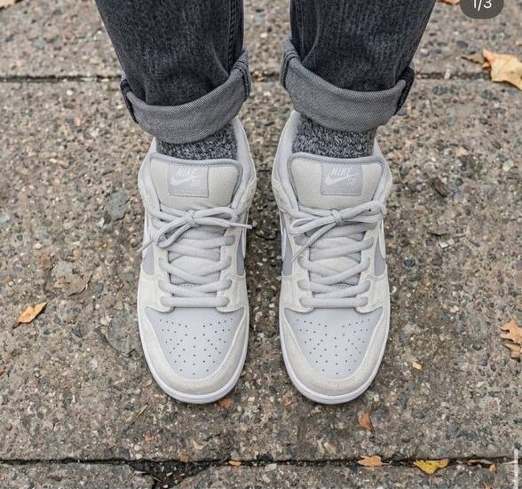 Nike Dunk Low Grey Suede